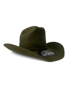 Texana Fina Lana Boliviana color Verde Militar Bonanza 2