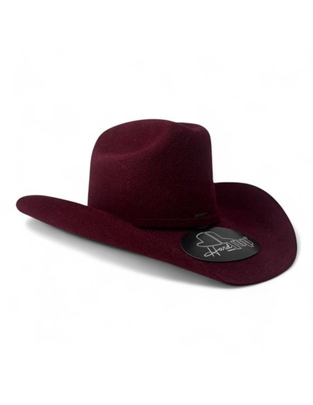 Texana Fina Lana Boliviana color Vino Bonanza