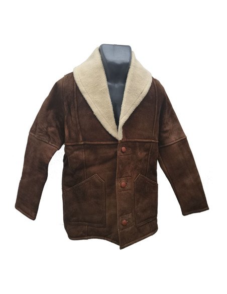 Chamarra Modelo Malboro piel de Borrego Zalea Volteada