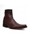 Botin de Caballero Estilo Mateo Horma Holanda Piel de Venado Color Café