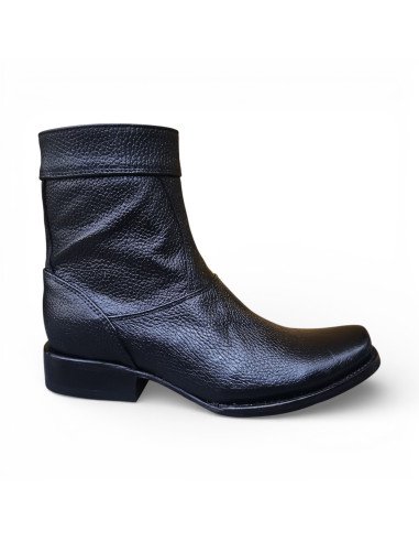 Botin de Caballero Estilo Mateo Horma Dubai Venado color Negro