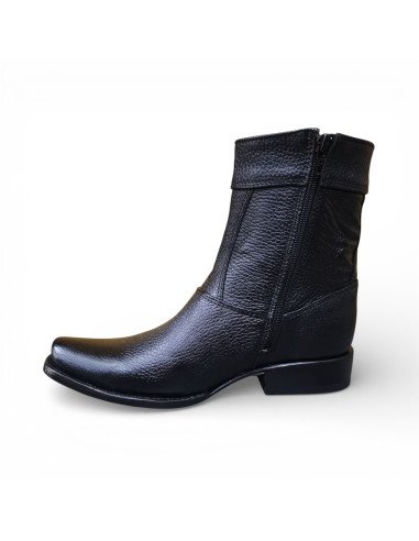 Botin de Caballero Estilo Mateo Horma Dubai Venado color Negro
