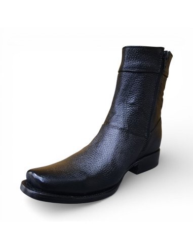 Botin de Caballero Estilo Mateo Horma Dubai Venado color Negro