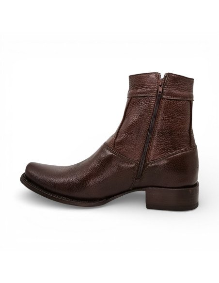 Botin de Caballero Estilo Mateo Horma Dubai Venado color Café