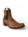 Botin de Caballero Estilo Emiliano Horma Dubai Piel tejido Petatillo Miel