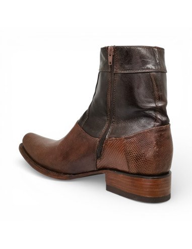 Botin de Caballero Estilo Mateo Horma Dubai Lizard Café