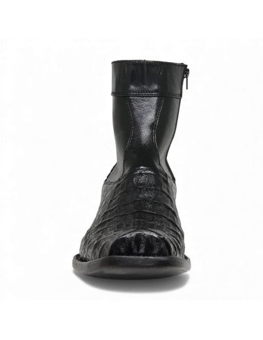 Botin de Caballero Estilo Mateo Horma Dubai Caimán Back Negro