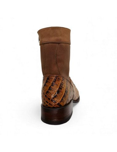 Botin de Caballero Estilo Mateo Horma Dubai Caimán Back Mangle