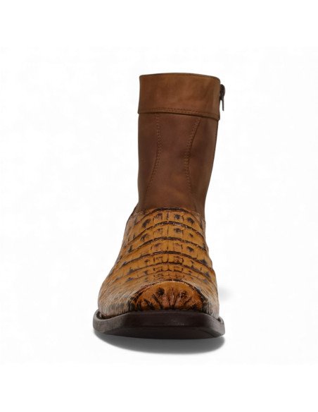 Botin de Caballero Estilo Mateo Horma Dubai Caimán Back Mangle