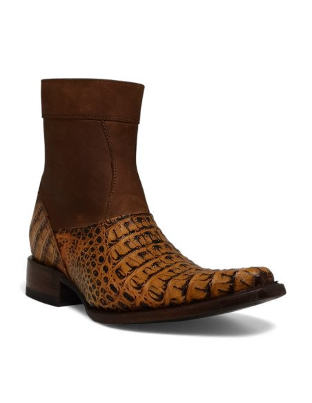 Botin de Caballero Estilo Mateo Horma Holanda Caimán Back Mangle