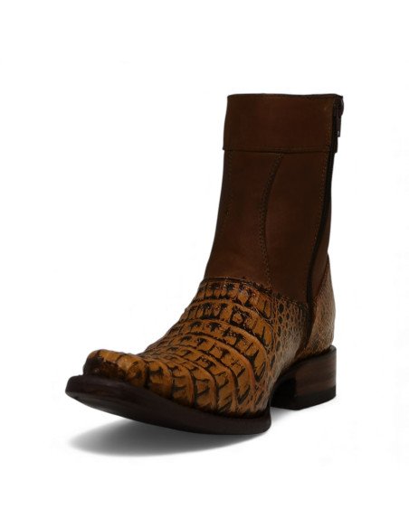Botin de Caballero Estilo Mateo Horma Holanda Caimán Back Mangle