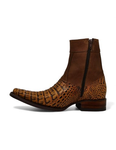 Botin de Caballero Estilo Mateo Horma Holanda Caimán Back Mangle