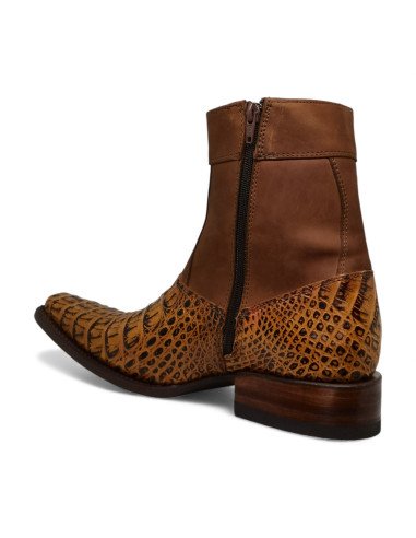 Botin de Caballero Estilo Mateo Horma Holanda Caimán Back Mangle