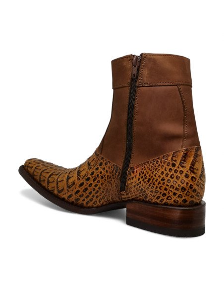 Botin de Caballero Estilo Mateo Horma Holanda Caimán Back Mangle