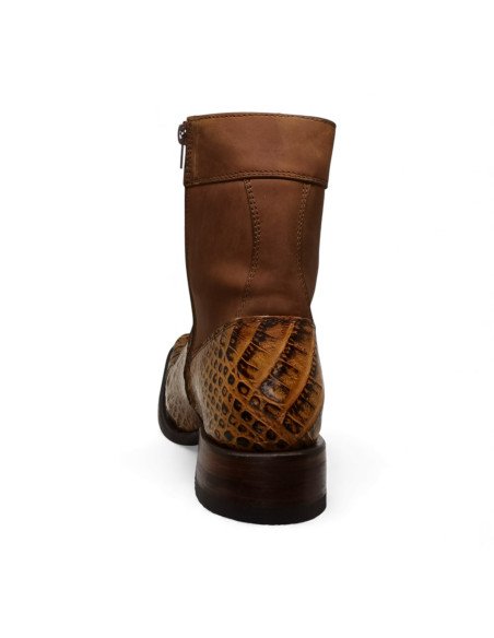 Botin de Caballero Estilo Mateo Horma Holanda Caimán Back Mangle