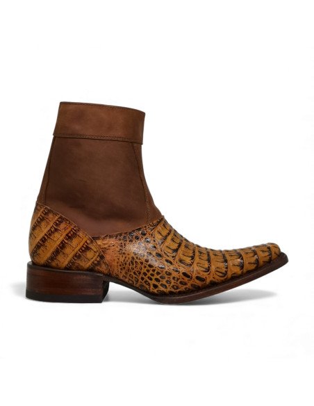 Botin de Caballero Estilo Mateo Horma Holanda Caimán Back Mangle