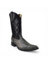 Bota vaquera lager avestruz gris oxford