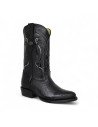 Botas vaqueras Horma Oval Panza de Ave Negro