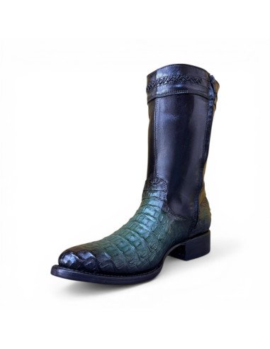 Bota de Caballero Estilo Monaco Horma Oval Caimán Back Buchanans