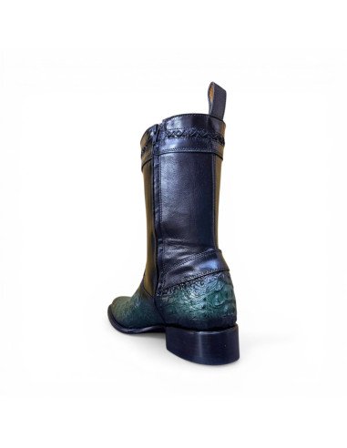 Bota de Caballero Estilo Monaco Horma Oval Caimán Back Buchanans