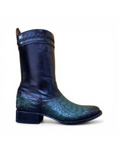 Bota de Caballero Estilo Monaco Horma Oval Caimán Back Buchanans 2