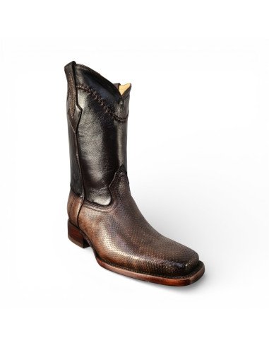 Bota Vaquera de Caballero Horma Bulldog Carunga Sombra