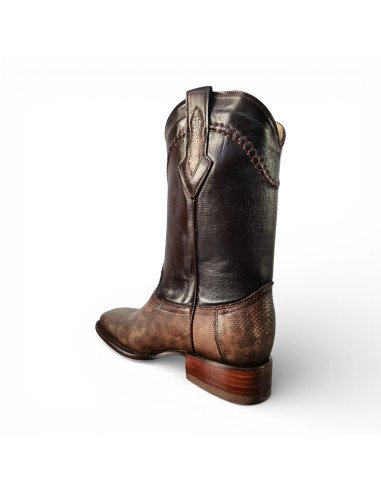 Bota Vaquera de Caballero Horma Bulldog Carunga Sombra