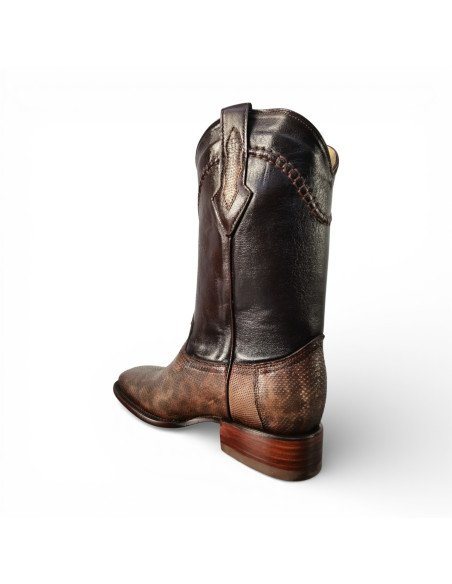 Bota Vaquera de Caballero Horma Bulldog Carunga Sombra