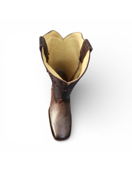 Bota Vaquera de Caballero Horma Bulldog Carunga Sombra