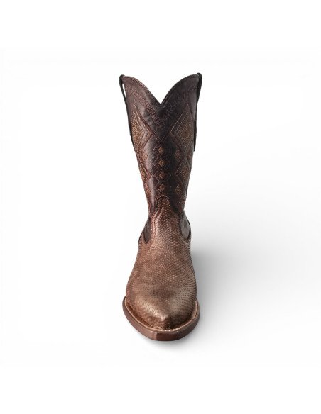 Bota Vaquera de Caballero Horma Lager Carunga Sombra