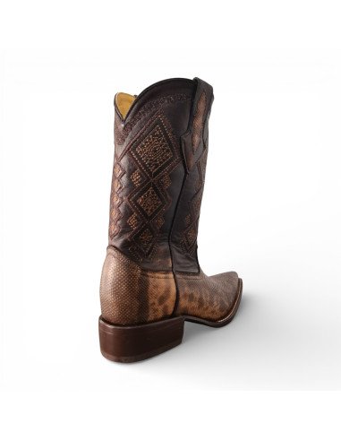 Bota Vaquera de Caballero Horma Lager Carunga Sombra