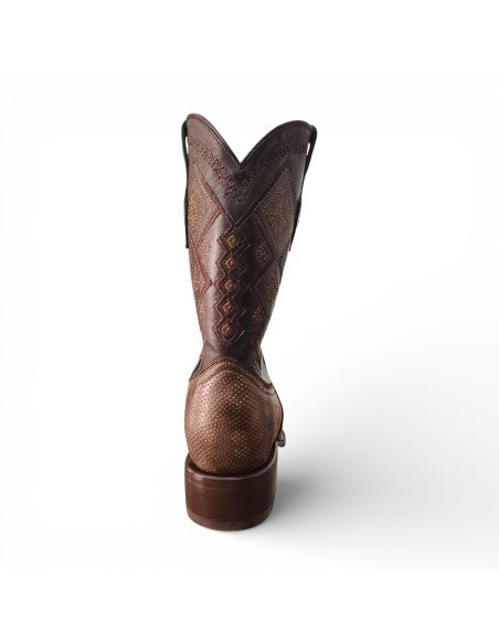 Bota Vaquera de Caballero Horma Lager Carunga Sombra