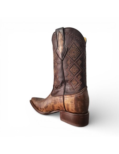 Bota Vaquera de Caballero Horma Lager Carunga Sombra