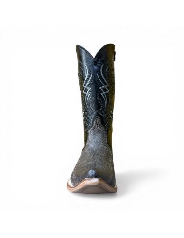 Bota Vaquera de Caballero Horma Chihuahua Carunga Natural
