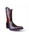 Bota Vaquera de Caballero Horma Lager Lizard Tabaco
