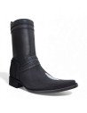 Bota de Caballero Estilo Monaco Látigos Horma Holanda Mantarraya Macho Negro