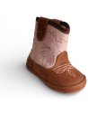 Botitas Vaqueras para Bebé Piel Auténtica color Rosa | Botas 30-30