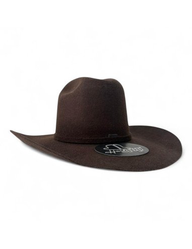 Texana Lana Fina Pelo de Conejo color Chocolate Minik